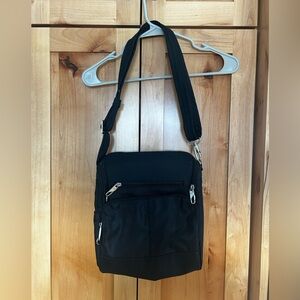 Travelon black anti theft Shoulder crossbody Bag